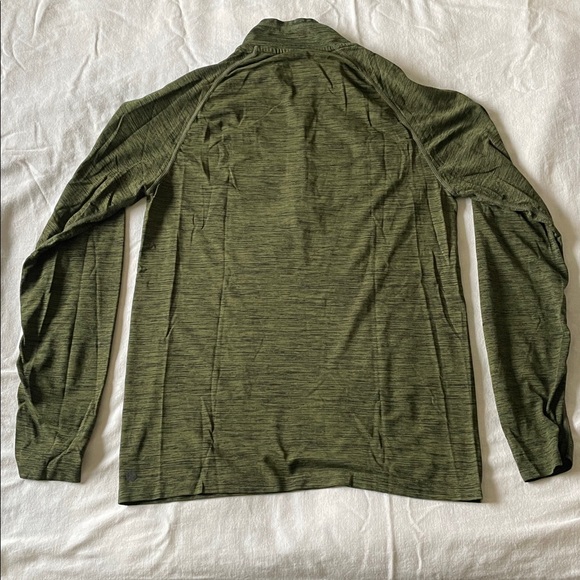 Forest Green Long Sleeve Activewear Top - Picture 2 of 3